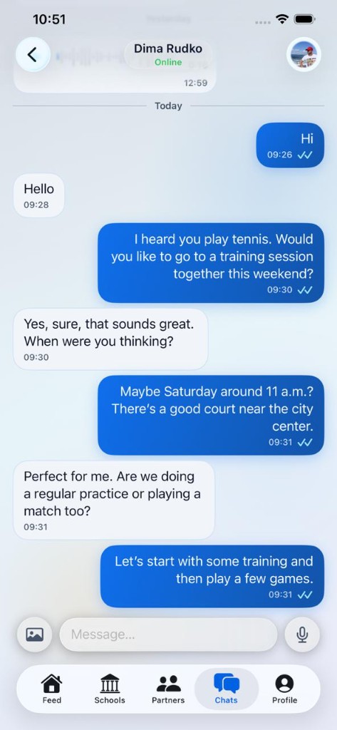 Chat and coordinate plans